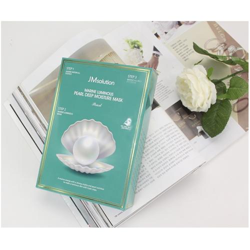 《贸》韩国肌司妍JM珍珠面膜三部曲 保湿提亮肤色 10片
