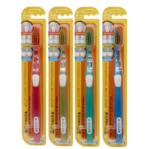 《贸》韩国进口 A-CLEAN成人软毛牙刷 四色刷毛可选 单支装