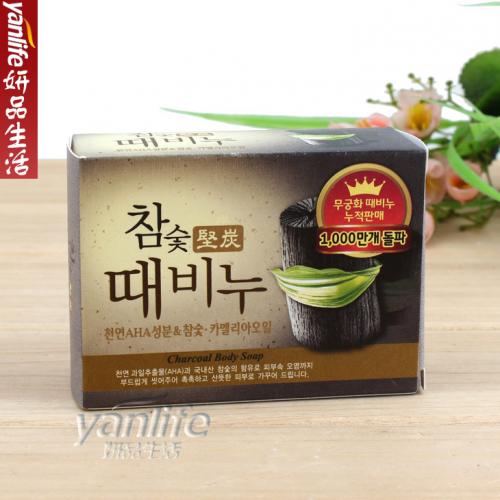 《贸》韩国芜琼花/無瑾花 坚炭竹炭木炭去灰皂100g