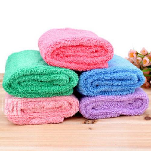 多吉 优质小号长毛绒美容毛巾 护肤洁面巾 擦脸毛巾干发巾62*32厘米