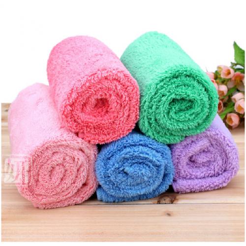 优质大号长毛绒美容毛巾 护肤洁面巾 擦脸毛巾 干发巾80*40厘米