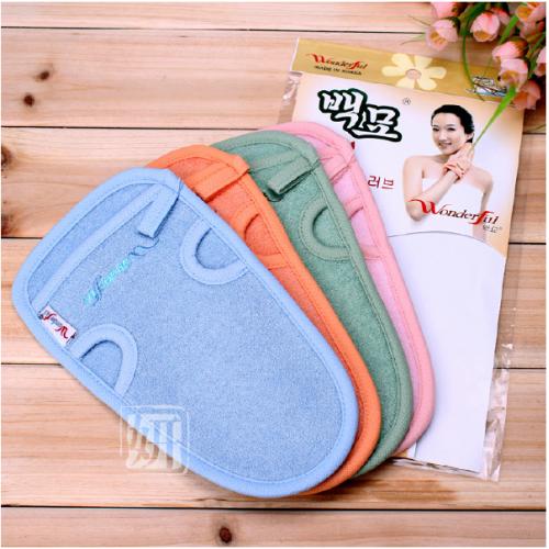 韩国优质加厚无痛搓澡巾 纳米面料 双面免搓洗澡巾 保护皮肤 0456