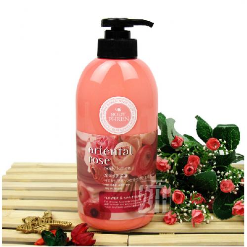 《贸》韩国 水果之乡玫瑰身体乳/浴后乳 500G