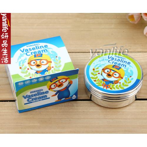 韩国 PORORO啵乐乐小企鹅儿童面霜经典铁盒 补水保湿宝宝润肤霜 65G