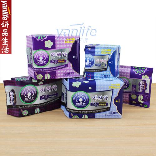 《贸》韩国 李丽安丝薄卫生巾 无荧光 日用/夜用/护垫 4款可选