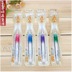 《贸》韩国高档水晶手柄金牙刷 99.9%金离子 牙刷 （单只）