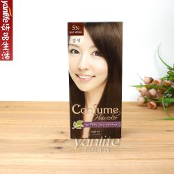 韩国原装进口水果之乡 可芬CONFUME 染发剂/染发膏 5N 褐色