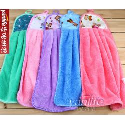 韩国 超细纤维7倍吸水 可挂式 长毛绒擦手巾