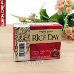 《贸》韩国 米时代思美兰大米皂 香皂 100g不紧绷(柔石榴米皂)