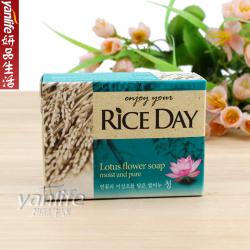 《贸》韩国 米时代思美兰大米皂 香皂 100g不紧绷(清莲花米皂)
