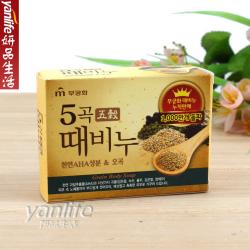 《贸》韩国芜琼花/無瑾花 五谷去灰皂沐浴皂 洗澡皂去角质皂/去泥皂香皂100g