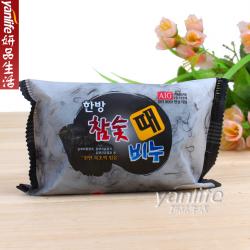 《贸》韩国AIG木炭竹炭去灰皂 成元免搓去泥皂 洗澡香皂不用搓 200g