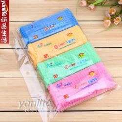 韩式4P小抹布 格子纤维抹布吸灰吸水不掉毛 整包