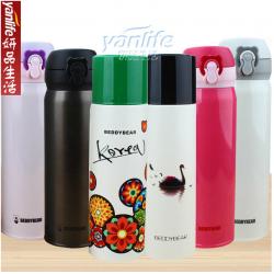 《贸》韩国 杯具熊 子弹头黑天鹅/环球旅行 480ML