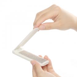 Fasola  迷你便携式粘毛刷 家用衣物静电除尘除毛刷可折叠粘毛器