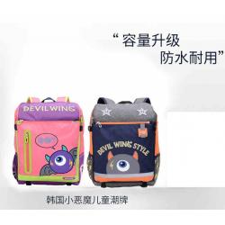 《贸》韩国进口Devliwing小恶魔儿童书包学生女孩3-6年级护脊减负背包DW008/DW006