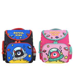 《贸》韩国进口Devliwing小恶魔儿童书包学生女孩6-10岁护脊减负背包DW115
