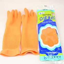 韩国胶皮手套 加长加厚防滑橡胶手套 洗衣洗碗家务