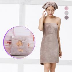 韩式阿里郎经编珊瑚绒浅色大浴巾不掉毛70*140男女通用居家浴围