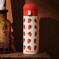 《贸》韩国 杯具熊玩潮保温杯多款涂鸦 吸管款/直饮款 480Ml