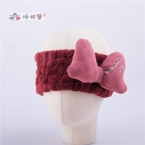 阿里郎 A20004同心束发带 立体蝴蝶结发带发箍 多色随机