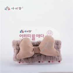 阿里郎 A20004同心束发带 立体蝴蝶结发带发箍 多色随机