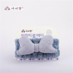 阿里郎 A20004同心束发带 立体蝴蝶结发带发箍 多色随机