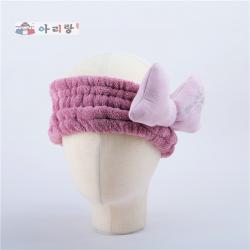 阿里郎 A20004同心束发带 立体蝴蝶结发带发箍 多色随机