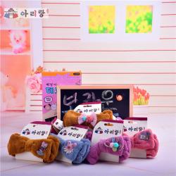 阿里郎 A20005萌萌心束发带 可爱卡通发箍 多色随机