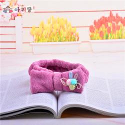 阿里郎 A20005萌萌心束发带 可爱卡通发箍 多色随机