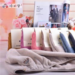 阿里郎 A20002皇冠女王长毛绒干发帽/干发巾 多色随机