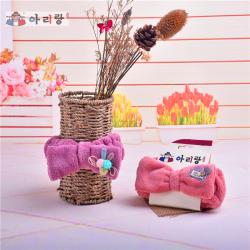 阿里郎 A20005萌萌心束发带 可爱卡通发箍 多色随机