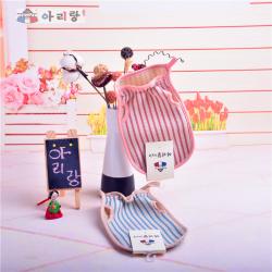 阿里郎 H20065星星永恒小纤腰露指洗澡巾 搓澡巾 颜色随机发