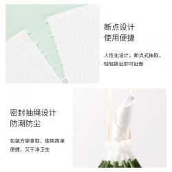 尔木萄 纯棉卷筒洗脸巾 一次性加厚美容洁面巾擦脸巾 70片