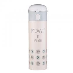 杯具熊 新款花草集直饮保温杯 不锈钢男女士水杯子