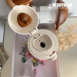 杯具熊 芝麻街联名 脸谱艾摩成人保温杯 男女直饮保温水杯 480ml