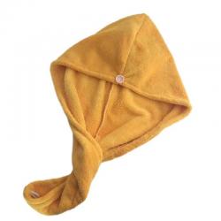 多吉新款 经编加密珊瑚绒干发帽 吸水干发巾