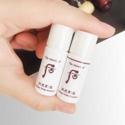 韩国whoo后 拱辰享雪美白水乳小样 补水淡斑提亮 5ml*30对