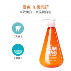 《贸》韩国LG贝瑞奥/倍瑞傲按压式PUMPING牙膏 液体瓶装285g 三色可选