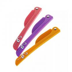 日本feather折叠羽毛修眉刀 鹤牌不锈钢折叠刮眉刀 3支装