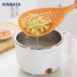 KINBATA 耐高温漏勺 家用厨房尼龙非硅胶过滤勺 饺子捞勺笊篱加宽