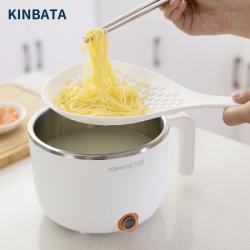 KINBATA 耐高温漏勺 家用厨房尼龙非硅胶过滤勺 饺子捞勺笊篱加宽