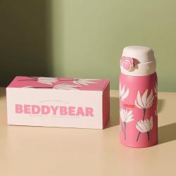 杯具熊 玉兰花迷你小号保温杯 短款弹跳水杯荷花小号保温杯 350ml