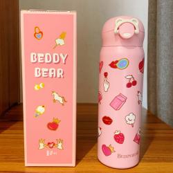 杯具熊 心形物语直饮杯 不锈钢保温杯 便携式焖烧杯 成人水杯