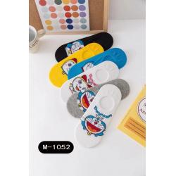 夏季女款棉质单色卡通船袜 多种花色 吸汗不掉跟女学生袜子