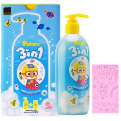 《贸》韩国啵乐乐儿童/婴幼儿专用洗发护发沐浴露三合一/二合一/沐浴露 送儿童海绵