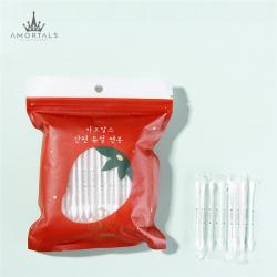 尔木萄棉签棒一次性独立袋装婴儿掏耳朵化妆清洁专用 100支装（临期特价）