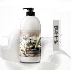 《贸》韩国 水果之乡贝缇贝恩 沐浴露 732ml 牛奶 玫瑰 苹果味