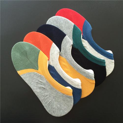 正版鹿人袜子 春夏款男士隐形袜 透气船袜短袜 L7020（1双）