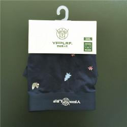 正版鹿人男士内裤 中腰莫代尔棉 简约印花舒适平角裤 L7711